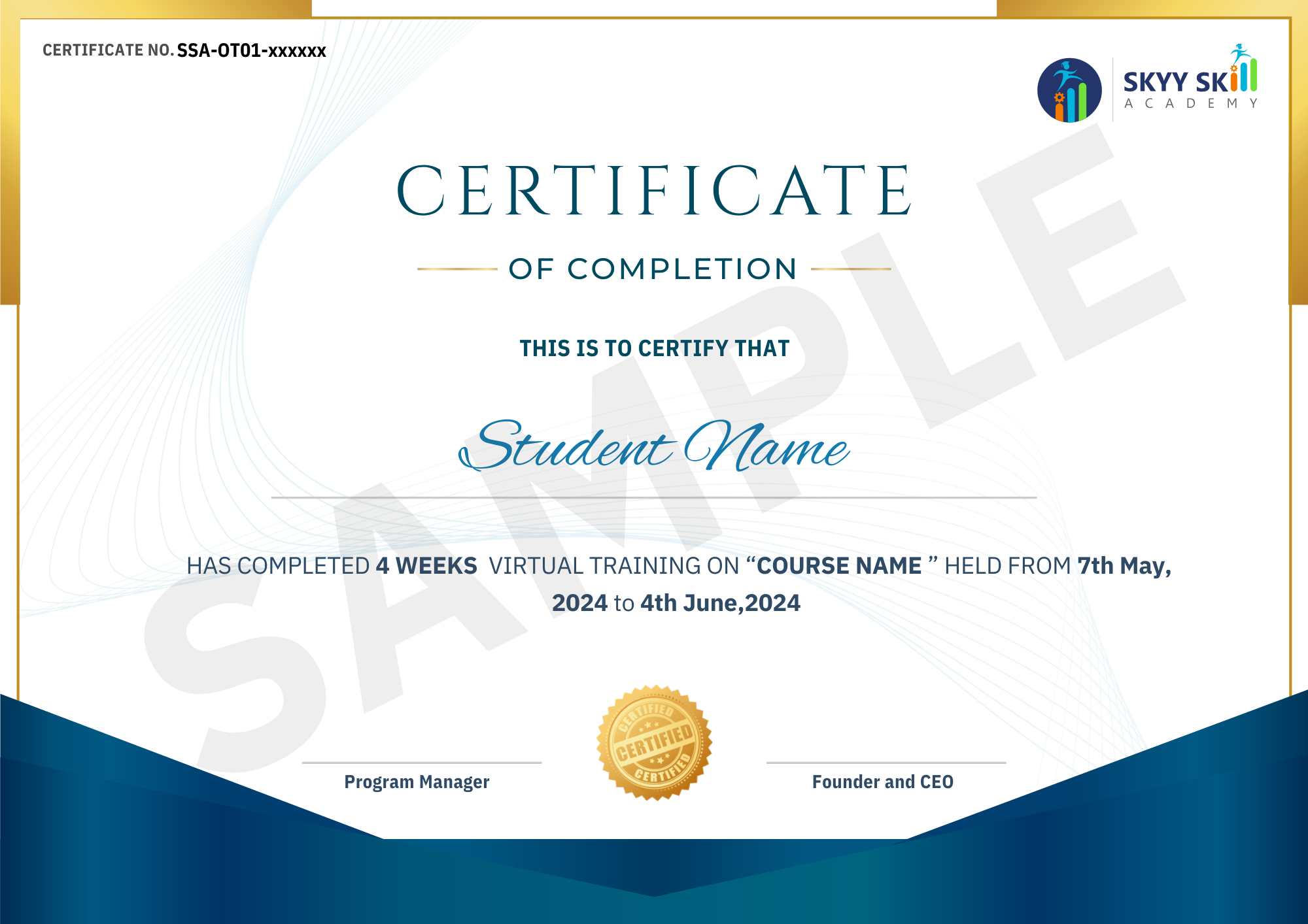 SkySkill Drone Engineering Certificate