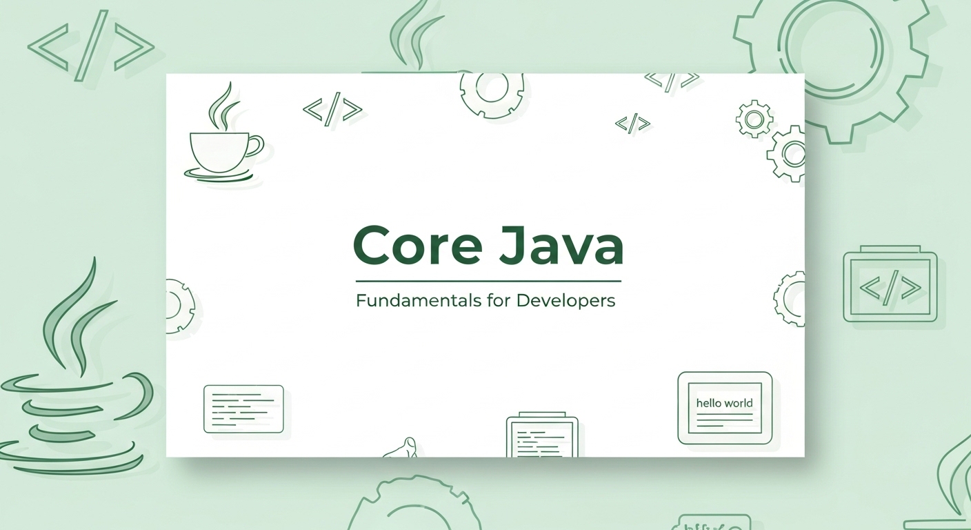 Core Java Certification Course